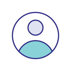 User icon vector stock illustration
