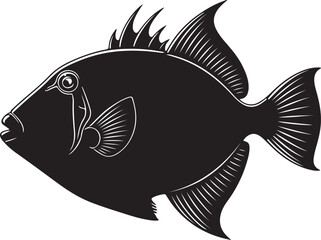 Triggerfish Silhouette