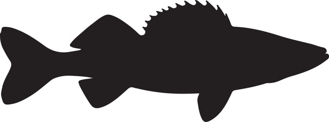 Walleye Silhouette