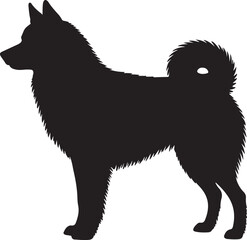 West Siberian Laika Silhouette