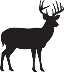 White-tailed Deer Silhouette