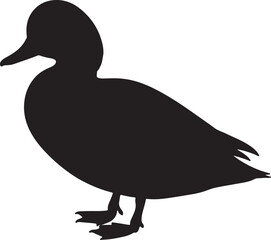 Wigeon Silhouette Side View Single Icon