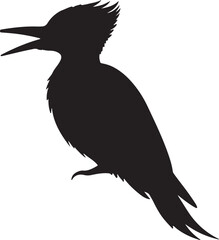 Woodpecker Silhouette Side View Single Icon