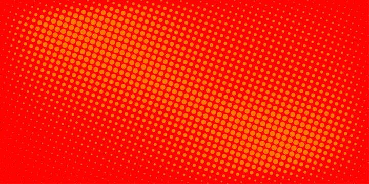 Dots halftone orange color pattern gradient texture with technology digital background. Dots pop art comics with summer background. - Powered by Adobe