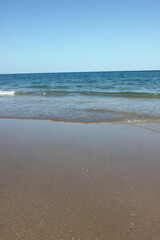 waves on the beach