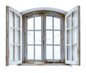 PNG Bow window frame background white open.