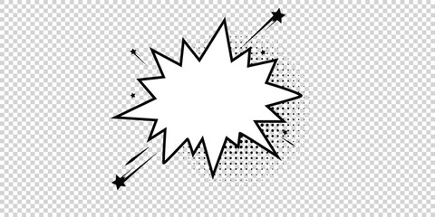 Radial blue speed lines for comic books. Explosion background.Vector illustration.