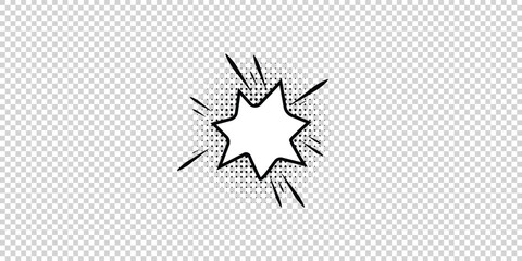 Radial blue speed lines for comic books. Explosion background.Vector illustration.