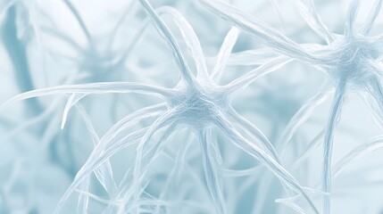 Microscopic Neural Network Abstract Background