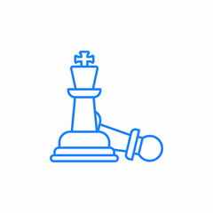 crowned king icon sign vector