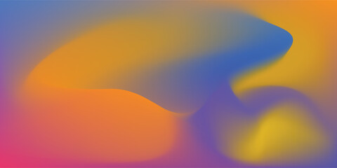 Blurred colored abstract background. Smooth transitions of iridescent colors. Colorful gradient. Rainbow backdrop.