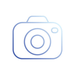 Camera icon vector stock illustration