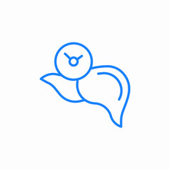 liver clock icon sign vector