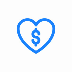 money love icon sign vector