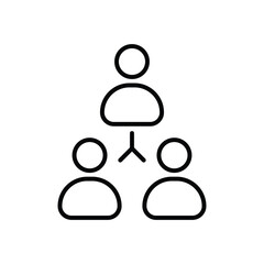Team icon vector stock illustration