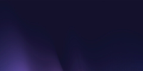 Dark abstract background with glowing wave. Shiny moving lines design element. Modern purple blue gradient flowing wave lines.