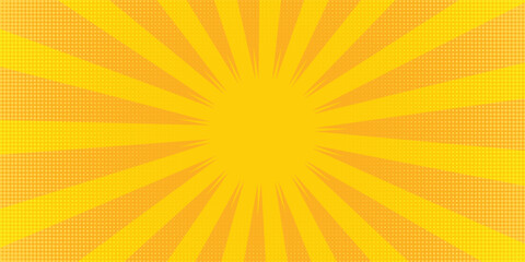 Anime Comic Background. Pop Art Style Background. Pop Up Retro Comic Background. Vector halftone illustration.