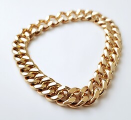 Obraz premium Gold chain bracelet