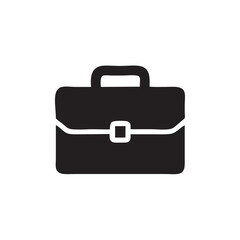 black briefcase icon