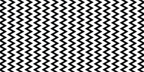 Black zig zag lines pattern vector design. Zig zag line isolated on white background.