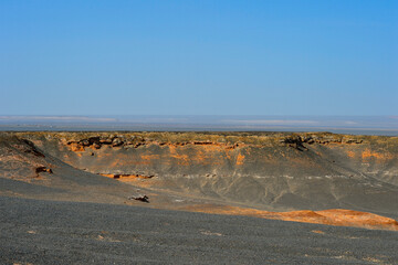 Geomorphic Scenery Desert in Xinjiang, China