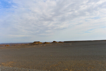 Geomorphic Scenery Desert in Xinjiang, China