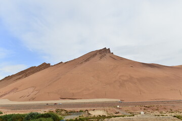 Geomorphic Scenery Desert in Xinjiang, China