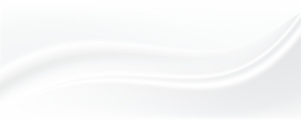 White gray satin texture that is white silver fabric silk panorama background with beautiful soft blur pattern natural.