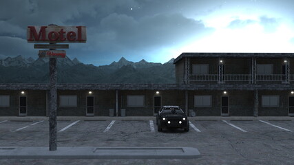 パトカー　3DCGレンダリング © tsuneomp