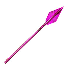 Contemporary Arrow with an Innovative Design in Bri Isolated on Transparent Background