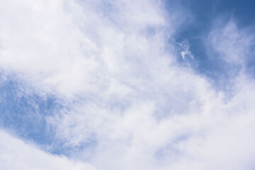 5月の山から見た青空と雲31