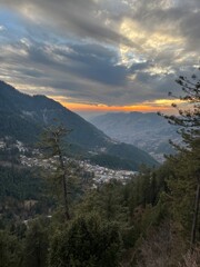 mountain landscape in the morning