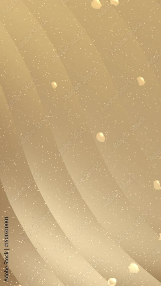 Poster golden abstract background with curved lines and specks. suitable for luxury and elegant design proj