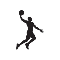 slam dunk basketball action