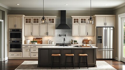 modern kitchen interior
