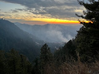 mountain landscape in the morning