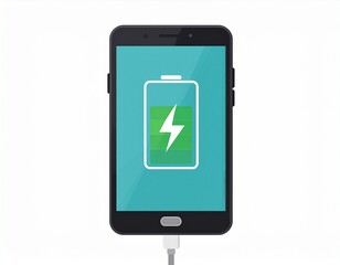 充電中のスマートフォン