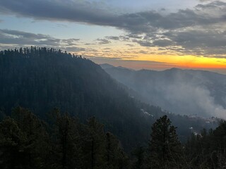 mountain landscape in the morning