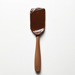 Obraz premium Melted chocolate on a spatula