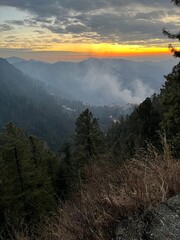 mountain landscape in the morning