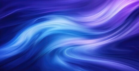 Abstract swirling blue and purple gradients