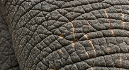 Close-Up Photo of Elephant Skin Detailed Texture Realistic Photo