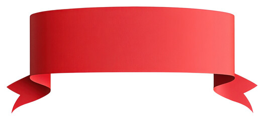 PNG Red banner illustration decorative decoration.