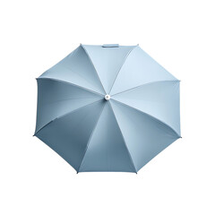 Minimalist Travel Beach Umbrella with a Compact Design Isolated on Transparent Background