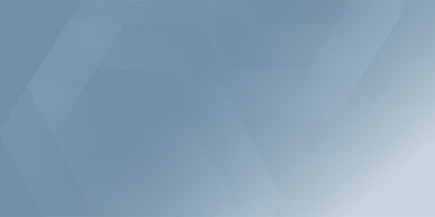 Obraz premium Abstract hexagon lines on gray background. illustration vector