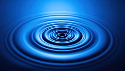 Blue Water Ripples Abstract.
