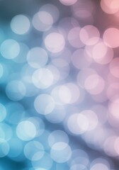 Fototapeta premium Abstract Bokeh Background Illustration with Blue and Pink Color Gradient