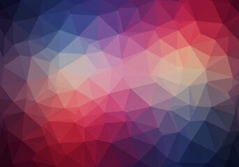 Abstract Geometric Colorful Triangle Polygon Background Illustration Design