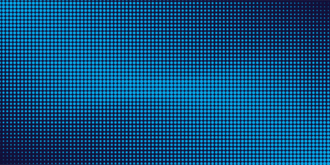 Fototapeta premium blue wavy halftone background. Dot pop art sport style vector modern dots halftone