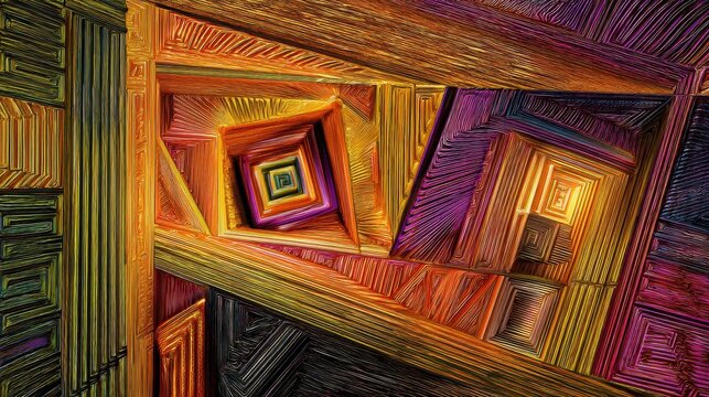 Astrazione geometrica di strutture intersecate
